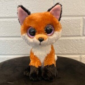 Ty Beanie Boo Slick the Brown Fox - Retired Plush